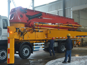 Prix d'usine, camion pompe à béton de 38 tonnes, 48 m, équipement hydraulique pliable pour la construction - Product Image 4