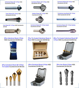 HSS قابلة للتبديل الطيار Counterbores مثقاب الخشب للمعادن Duberring مع ساق مستديرة - Product Image 3