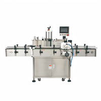 Machine d'étiquetage automatique haute précision et haute vitesse de 100 ml à 30 L pour bouteilles en plastique, machine d'emballage avec emballage en feuille d'aluminium