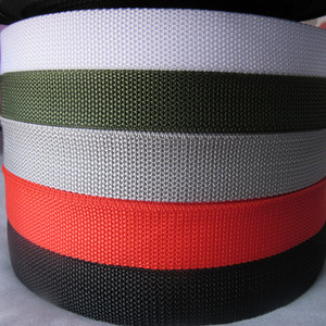 Black And White Polypropylene <b>Webbing</b> 1.0Cm 5Cm High Density For Bags Backpacks Waist Belts Durable Wear Resistant - Product Image 3