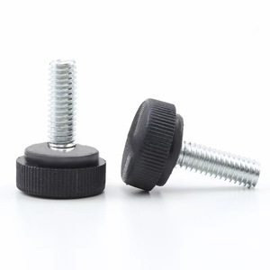 Mingxin <b>Round</b> <b>Head</b> Knurled <b>Screw</b> Galvanized Steel DIN7984 Level 4.8 Iron Plastic Handle Bolt Adjustable - Product Image 1