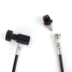 Дистанционная шланговая линия с катушкой для пейнтбола с быстросъемным соединением HPA и CO2 цилиндром - Product Image 4