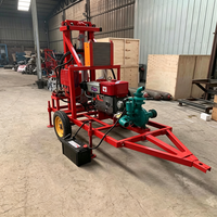 Machine de forage de puits d'eau Diamond 150m avec haute précision pour les puits d'eau en roche dure