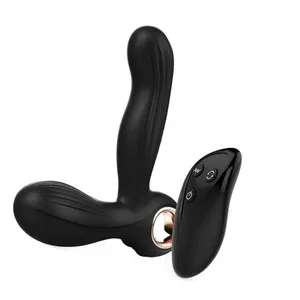 Scatola personalizzata gratuita-sesso maschile giocattolo anale Wireless Shock elettrico massaggio prostatico vibratore dispositivo per coppie