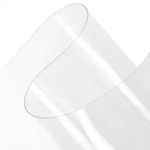 惊喜价格柔性玻璃膜批发标准软透明Pvc片材卷透明塑料桌布