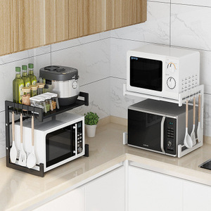 Forno a microonde Rack di Fabbrica <span class=keywords><strong>Telescopico</strong></span> Ferro Da Stiro Cucina Forno A Microonde Rack di Stoccaggio <span class=keywords><strong>Scaffale</strong></span> - Product Image 3