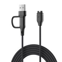 Câble de données et de chargement micro-USB rapide 5A 2-en-1 compatible avec les montres et écouteurs Garmin Fenix 8/7S 5X/6S Venu 2S