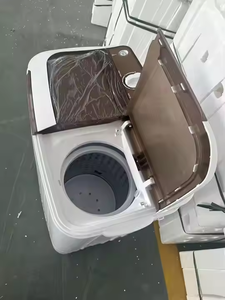 Mini machine à laver Z 5kg, double seau, semi-automatique, petite machine à laver domestique, appareils ménagers économiques - Product Image 5