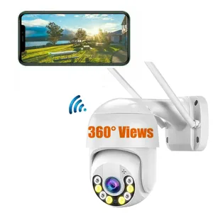 Vendita calda Amazon telecamera PTZ da 2mp MINI Speed Dome visione notturna a colori 1080 telecamera WIFI rete IP Cam Wireless Camara De Deguridad