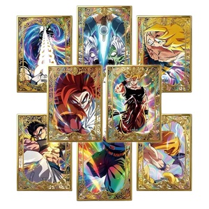 Nouvelle collection de cartes métalliques Dragon Balls, anime japonais <span class=keywords><strong>DBZ</strong></span> <span class=keywords><strong>Super</strong></span> Saiyan, cartes à collectionner en métal pour enfants, jouets cadeaux - Product Image 1
