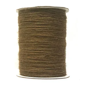 Wholesale processing pure twisted rope manual DIY packaging tag gift box packaging hemp thread