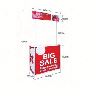 Mesa Promocional Portátil de PVC para Publicidad Exterior, Personalizada con Logotipo Impreso, de Alta Calidad, Venta al Por Mayor - Product Image 3