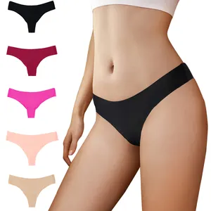 Calcinha corte a laser sem costura, roupa íntima para mulheres, cintura alta, sem traços, invisível, sem costura