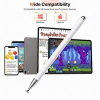 Android, iOS ve Windows Sistemleriyle Uyumlu, Tüm Dokunmatik Ekranlar için 2'si 1 Arada Evrensel Kapasitif Stylus Kalem