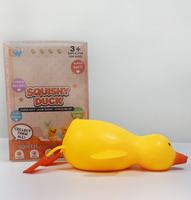 Jouets à presser en forme de canard - Jouet anti-stress mignon pour enfants et adultes, facile à utiliser, jouet sensoriel doux, jouet anti-anxiété, personnalisable
