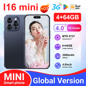 I16 Pro - Nouveau <span class=keywords><strong>mini</strong></span> smartphone HD à écran plein de 4 pouces pour enfants et étudiants, compatible CDMA, double SIM, reconnaissance faciale, appels Internet - Product Image 4