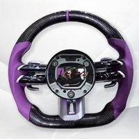 Volant de voiture en fibre de carbone pour Mercedes Benz AMG GL CLS W205 C63 W204 W168 W177 C217 W211 W222 - Accessoires automobiles en gros