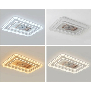 Éclairage de plafond <span class=keywords><strong>d</strong></span>écoratif créatif en forme de papillon ondulé avec télécommande, triple changement de couleur, pour salle à manger et cuisine modernes - Product Image 3