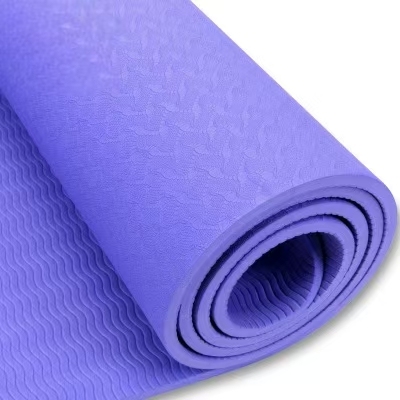 Eco-Friendly Thick TPE Yoga Mat 183cm 6mm/8mm/10mm Rectangle Anti-Slip Easy Clean Universal Hot Yoga