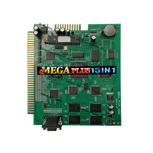 Carte mère de jeu horizontale 15-en-1 <span class=keywords><strong>Mega</strong></span> <span class=keywords><strong>Plus</strong></span> 15-en-1-P1 à monnayeur, version anglaise, pour machine de jeu d'adresse, destinée aux fournisseurs de divertissement - Product Image 4