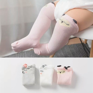 Calcetines del bebé rodilla alta chico chica niño infantil de algodón de Calcetines <span class=keywords><strong>antideslizantes</strong></span> de dibujos animados de animales no-Slip medias - Product Image 5