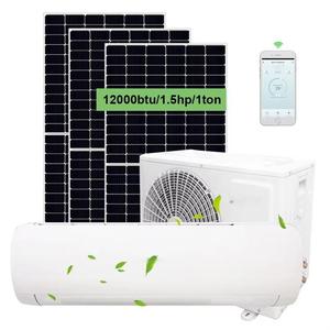 Hoàn Chỉnh Năng Lượng Mặt Trời Airconda Bảng Điều Chỉnh Chia AC 12000BTU Năng Lượng Mặt Trời Airconditioner Lai Năng Lượng Mặt Trời Powered Điều Hòa Không Khí Cho Phòng - Product Image 1