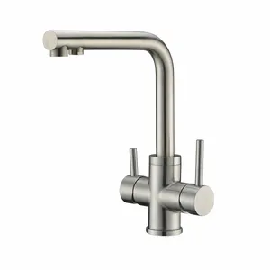 Sink Faucet Water Filter Sus 304 Stainless Steel 3 Way Kitchen Sink Purified Drink Water Faucet