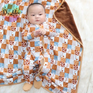 Dolike Bamboo pigiama morbido formato casuale e stampa bambini bambini pagliaccetti scatola di tappezzeria <span class=keywords><strong>vestiti</strong></span> di bambù - Product Image 5