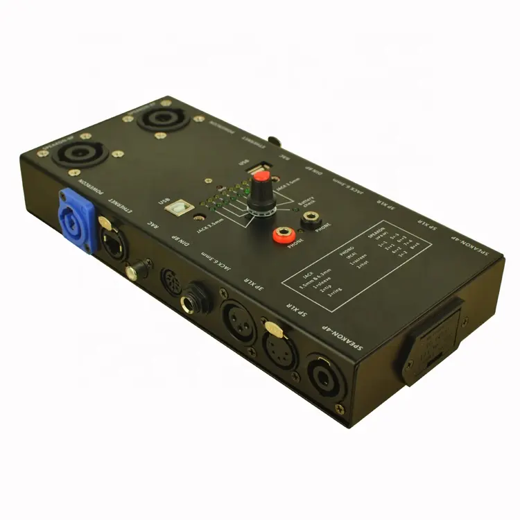Joyray testador profissional, para luzes de palco e equipamentos de áudio, powercon, alto-falante ethernet rj45 xlr jack