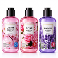 Gel Douche Moussant Floral Hydratant et Rafraîchissant pour Femmes avec Parfum Durable