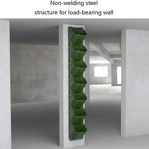 Jardinière verticale Greenwall, mur végétal, pot de fleurs en plastique auto-arrosant avec système d'irrigation goutte à goutte - Product Image 4