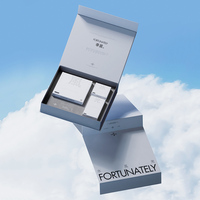 Boîte Cadeau Rigide en Carton Blanc avec Logo Personnalisé, Fermeture Magnétique et Carte Cadeau