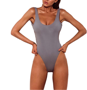 Appena arrivato Stock-8 colori costumi da bagno interi per le signore senza schienale brasiliano Sexi floreale a righe a tinta unita - Product Image 1