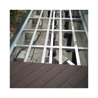 Matériau de construction plancher surélevé en plastique plancher sur pied plancher réglable parcelles pour terrasse