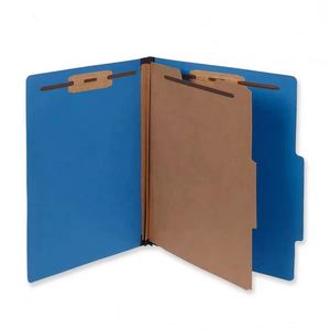 Tab Fastener <b>Folders</b> 100% Recycled Pressboard Classification File <b>Folder</b> 1 <b>Divider</b> 2 Expansion Legal Size 10 Per Box - Product Image 4
