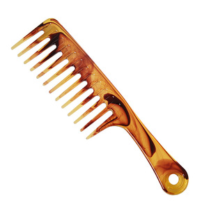 Peigne à dents larges en acétate, grande taille, pour usage domestique, outil de coiffure pour cheveux raides, outil de salon - Product Image 1