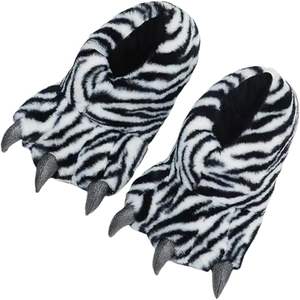 Zapatillas de pata de Animal, zapatillas cálidas de felpa para el hogar, zapatillas de oso para adultos, Animal peludo de peluche, pata de garra de monstruo - Product Image 4