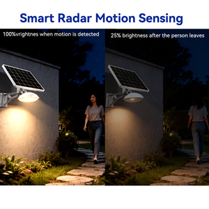 IP65 LED <span class=keywords><strong>Radar</strong></span> Inductie Geïntegreerde zonne-tuinlamp Afstandsbediening Automatische helderheidsaanpassing 3 jaar garantie - Product Image 3