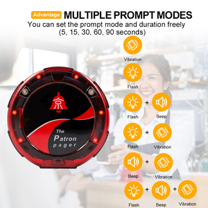 Sistema di Chiamata Wireless per <span class=keywords><strong>Ristoranti</strong></span>, Cercapersone a Disco con Avvisi di Vibrazione per Clienti - Product Image 5