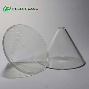 Abat-jour en verre soufflé à la main, transparent, à couleurs fusionnées, pour intérieur, avec LED, pour la protection des yeux, à intensité variable, pour lustre suspendu, OEM - Product Image 2