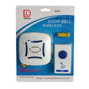 OEM/ODM جرس باب إلكتروني لاسلكي حديث مع 32 ميلودي للأطفال بطارية زر ABS صديقة للاستخدام المنزلي - Product Image 4
