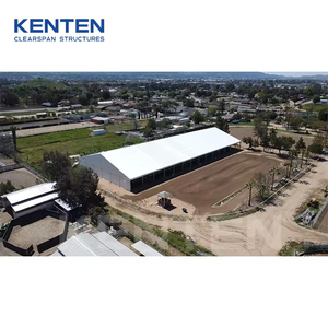 KENTEN 移动式马棚 带屋顶 马跑场 户外便携式马棚 适用于农场 - Product Image 5