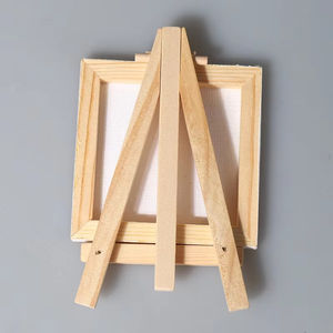 बच्चों की पेंटिंग के लिए 10x10 सेमी कपास मिनी फैला हुआ कैनवास बोर्ड बच्चों की पेंटिंग के लिए खड़े - Product Image 6