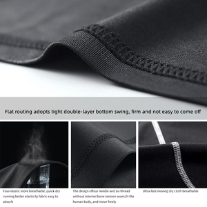 Trang Phục Thể Dục Đồ Thể Thao Nam Bộ 5 Món Tập Gym Tập Luyện Bộ Năm Món Tập Gym Tùy Chỉnh Nén Cho Nam - Product Image 4