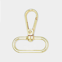 Mousqueton pivotant en alliage de zinc de haute qualité avec déclencheur à œil rond-Sans nickel pour sac à main en cuir de qualité supérieure et matériel de ceinture/sangle