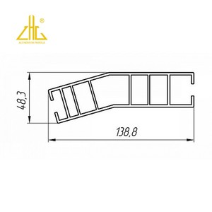 6082ボートおよびボートマスト用アルミニウムプロファイル耐久性の高いアルミニウムプロファイル - Product Image 1