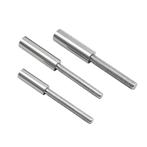 Stainless Steel Straight Rod Wire Rope Connector 304/316 For Stair Railings With Customization Support - Product Image 3