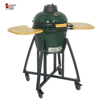 SEB KAMADO OEM Barbecue Kamado en Céramique Personnalisé avec Logo, Fumoir au Charbon de Bois de 16 Pouces, Usine de Barbecues pour l'Extérieur