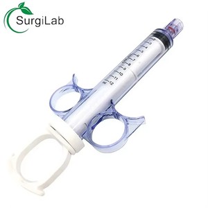 Pompe à seringue manuelle 10ml 12ml 20ml avec anneau de contrôle haute pression, injecteur d'angiocardiographie pour usage médical - Product Image 2