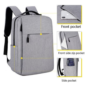 Sac à dos personnalisé avec LOGO, nouveau modèle simple, chargement USB, pour hommes, loisirs, affaires, ordinateur, style Smiggle - Product Image 1